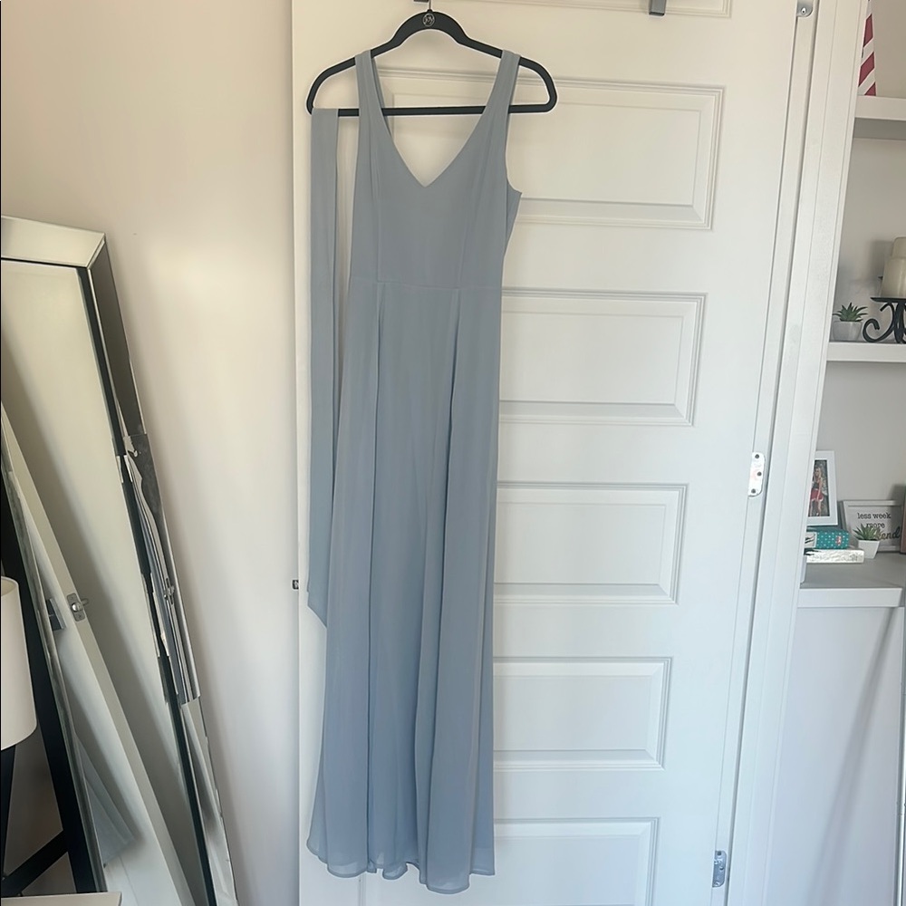 Show Me Your MuMu Light Blue Maxi Dress